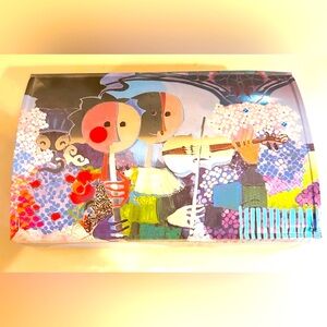 Artist Rosina Reisensthal Wachtmeister Large Musical Tin Box Whimsical RARE HTF